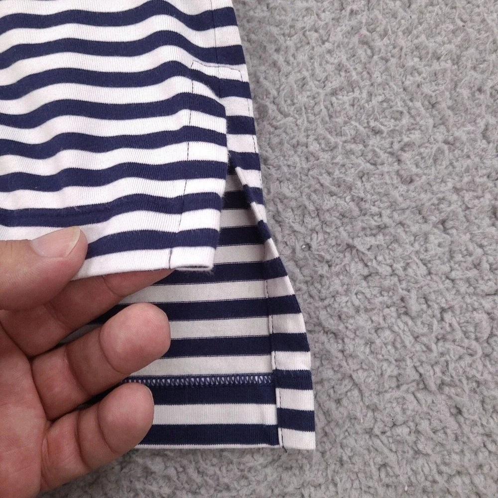 Polo Golf Ralph Lauren Polo Shirt Mens Large‎ Performance Blue White Striped
